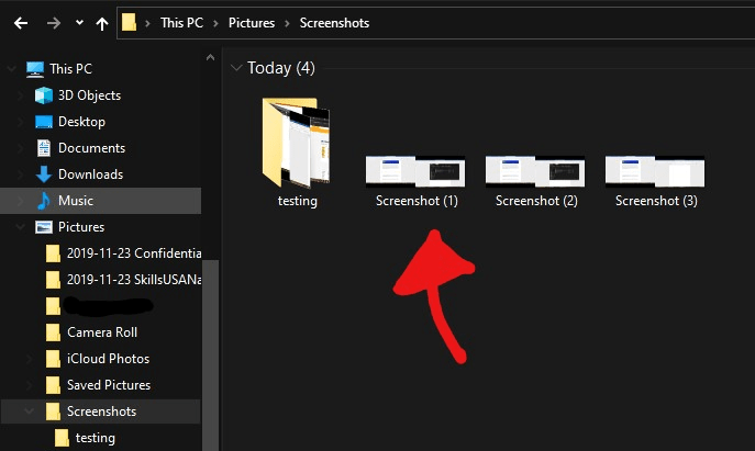 Windows Key + Print Screen