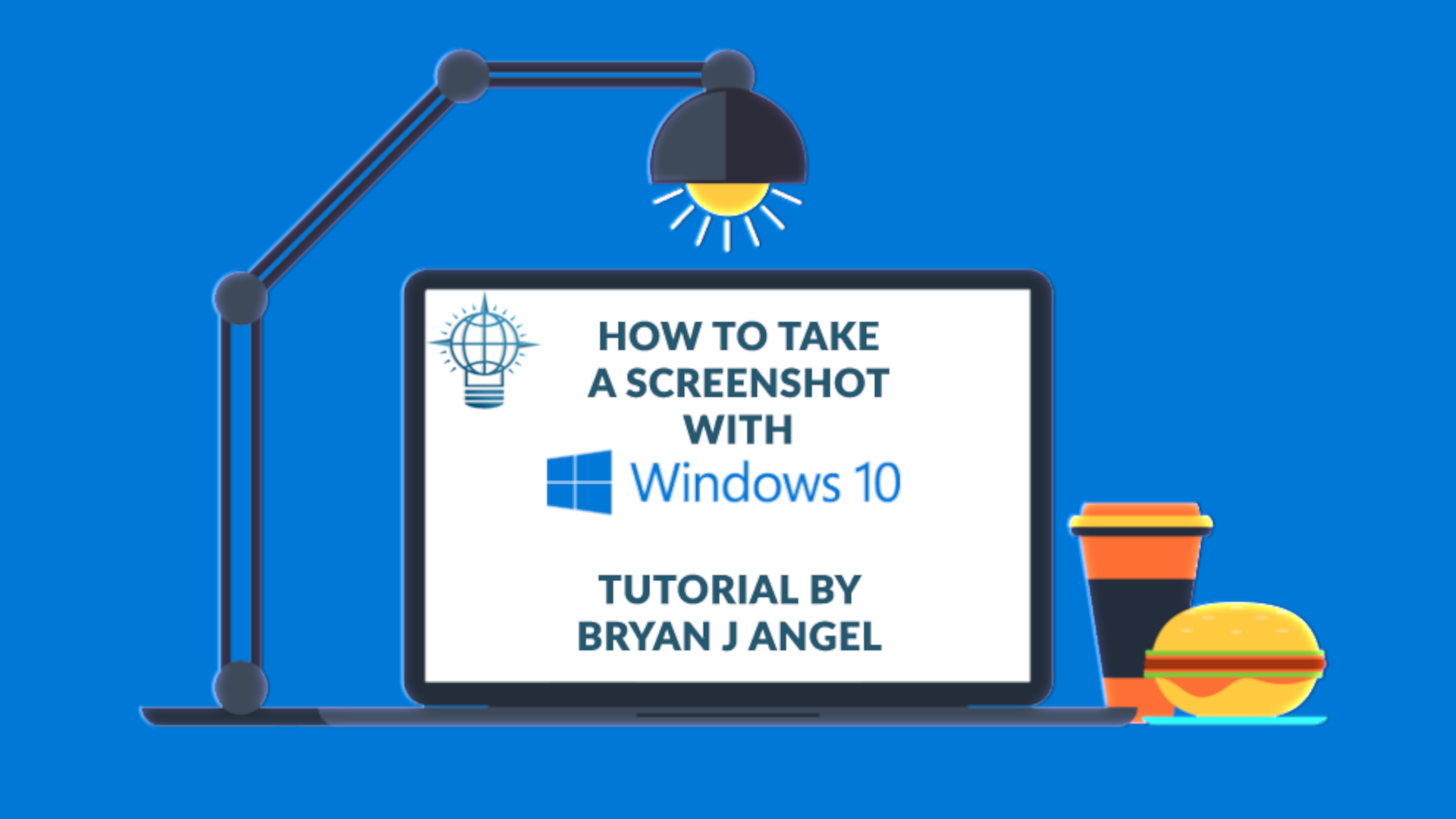 How to take a Screenshot Thumbnail Graphic